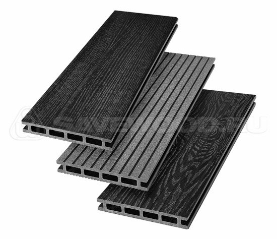 Террасная доска из ДПК SW Carpinus (R) — двухсторонняя черный купить в Шуе Террасная доска из ДПК SW Carpinus (R) — двухсторонняя черный купить в Шуе