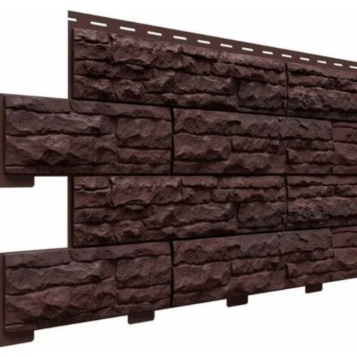 Фасадная панель Скалистый риф Премиум Каштан купить в Шуе Фасадная панель Скалистый риф Премиум Каштан купить в Шуе