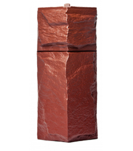 Угол T-Сайдинг-Гранит Леон Красный купить в Шуе