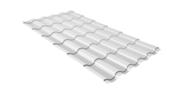 Металлочерепица кредо 0,5 Satin RAL 9003 сигнальный белый купить в Шуе Металлочерепица кредо 0,5 Satin RAL 9003 сигнальный белый купить в Шуе