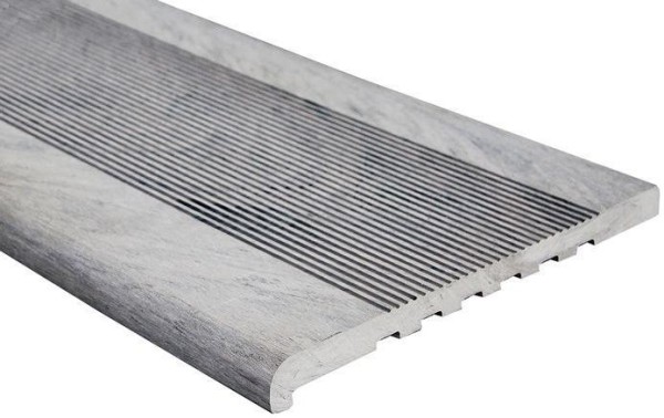 Ступень ДПК Outdoor Havana/Вельвет полнотелая серая  микс купить в Шуе Ступень ДПК Outdoor Havana/Вельвет полнотелая серая  микс купить в Шуе