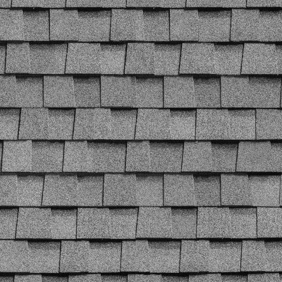 Двухслойная ламинированная черепица Shinglas, серия Ранчо – Серый