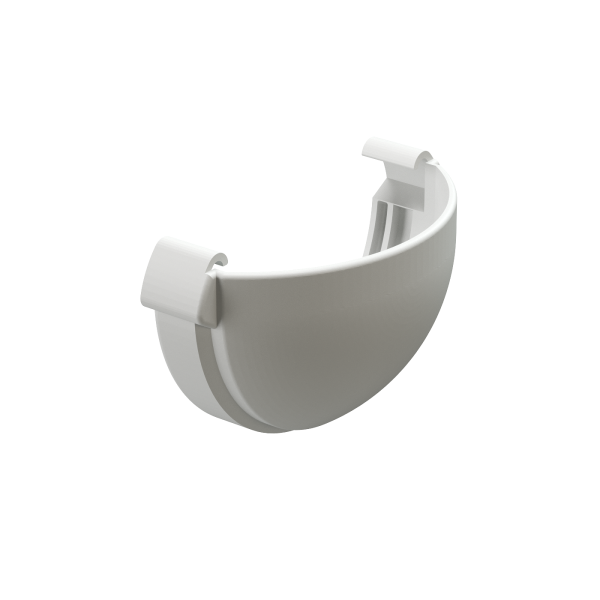 Заглушка желоба Docke Lux ПВХ Пломбир купить в Шуе