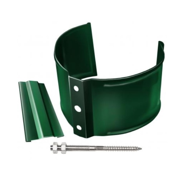 Водосток Grand Line 125x90 – Хомут трубы (на кирпич) RAL 6005 купить в Шуе Водосток Grand Line 125x90 – Хомут трубы (на кирпич) RAL 6005 купить в Шуе