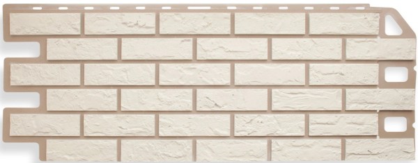 Фасадная панель Цокольный сайдинг Альта-профиль - коллекция "кирпич", кирпич белый купить в Шуе Фасадная панель Цокольный сайдинг Альта-профиль - коллекция "кирпич", кирпич белый купить в Шуе