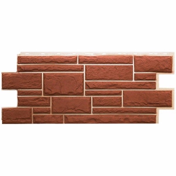 Фасадная панель Техоснастка, Камень Дикий, Коричневый купить в Шуе Фасадная панель Техоснастка, Камень Дикий, Коричневый купить в Шуе