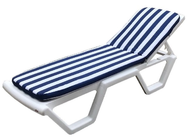 Матрас для шезлонга TWEET Синие белые полоски купить в Шуе Матрас для шезлонга TWEET Синие белые полоски купить в Шуе