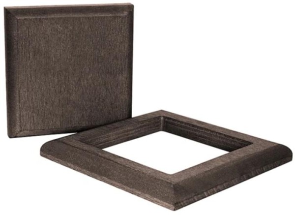 Комплект крышка и юбка ДПК для столба Polivan SINGARAJA темно-коричневый купить в Шуе Комплект крышка и юбка ДПК для столба Polivan SINGARAJA темно-коричневый купить в Шуе