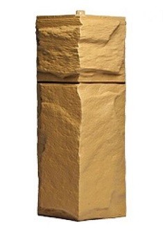 Угол T-Сайдинг-ЭКО-1 Гранит Леон - Крем купить в Шуе