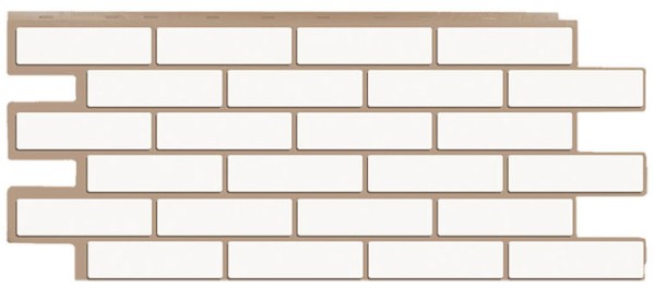 Фасадная панель T-Сайдинг - Кирпич Модерн Белый купить в Шуе Фасадная панель T-Сайдинг - Кирпич Модерн Белый купить в Шуе