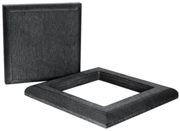 Комплект крышка и юбка ДПК для столба Polivan SINGARAJA черный купить в Шуе Комплект крышка и юбка ДПК для столба Polivan SINGARAJA черный купить в Шуе