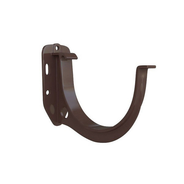 Водосток Альта-Профиль ПВХ – Кронштейн желоба водосточный (коричневый) купить в Шуе Водосток Альта-Профиль ПВХ – Кронштейн желоба водосточный (коричневый) купить в Шуе