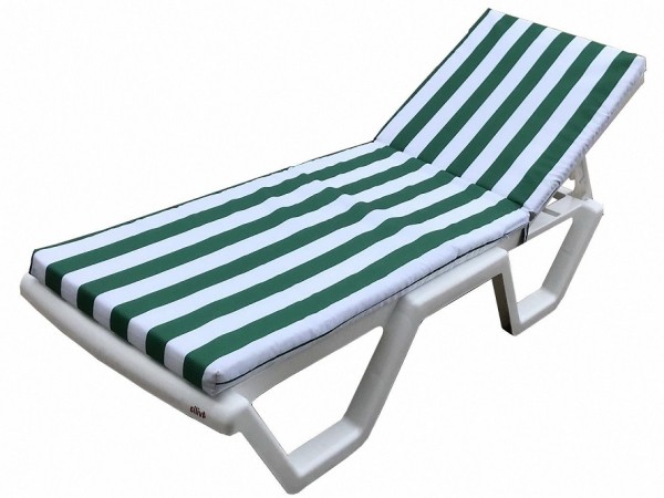 Матрас для шезлонга TWEET Зеленые белые полоски купить в Шуе Матрас для шезлонга TWEET Зеленые белые полоски купить в Шуе
