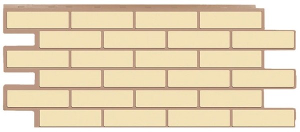 Фасадная панель T-Сайдинг - Кирпич Модерни Желтый купить в Шуе Фасадная панель T-Сайдинг - Кирпич Модерни Желтый купить в Шуе