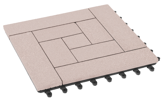 Модульный паркет ДПК GRINDERDECO Люкс 10 Выбеленный дуб купить в Шуе