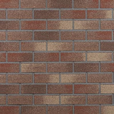 Фасадная плитка битумная, Технониколь HAUBERK кирпич Английский 2.5 кв.м