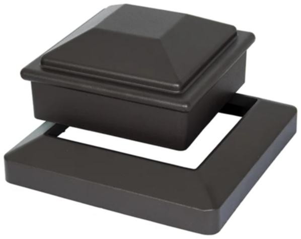 Комплект крышка и юбка для столба Polivan SINGARAJA из алюминия купить в Шуе