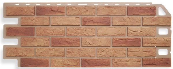 Фасадная панель Цокольный сайдинг Альта профиль кирпич Бежевый Комби купить в Шуе Фасадная панель Цокольный сайдинг Альта профиль кирпич Бежевый Комби купить в Шуе