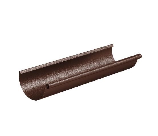 Водосток Aquasistem, Система 125x90 - Желоб водосточный 3 метра RAL 8017 Коричневый matt купить в Шуе Водосток Aquasistem, Система 125x90 - Желоб водосточный 3 метра RAL 8017 Коричневый matt купить в Шуе