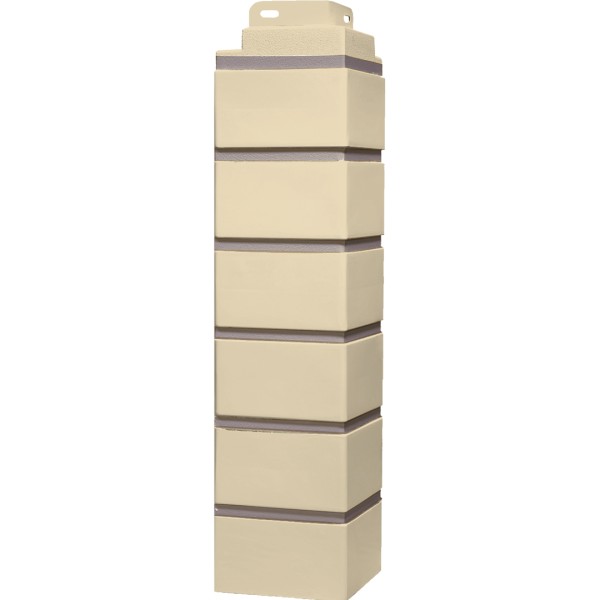 Угол Фасайдинг Серия «Кирпич клинкерный» Желтый купить в Шуе