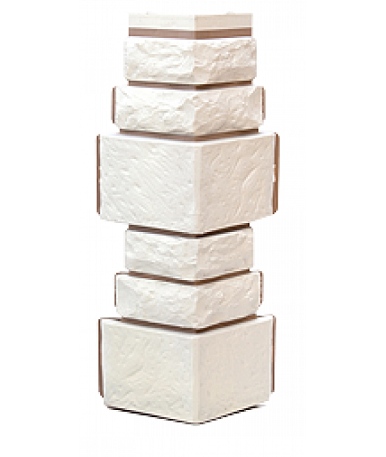 Угол T-Сайдинг-Дикий Камень Белый купить в Шуе Угол T-Сайдинг-Дикий Камень Белый купить в Шуе