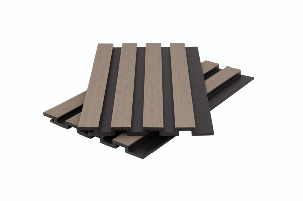Стеновая панель брусковая двухцветная co-extrusion, snow mix купить в Шуе