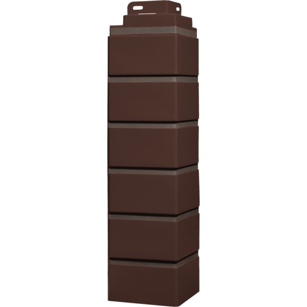 Угол Фасайдинг Серия «Кирпич клинкерный» Жженный купить в Шуе Угол Фасайдинг Серия «Кирпич клинкерный» Жженный купить в Шуе