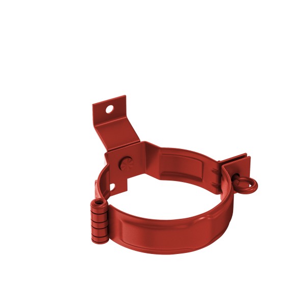 Водосток Aquasistem, система 150x100 - Декоративный хомут трубы под дерево с комплектом крепления RR 29 Бургундский купить в Шуе