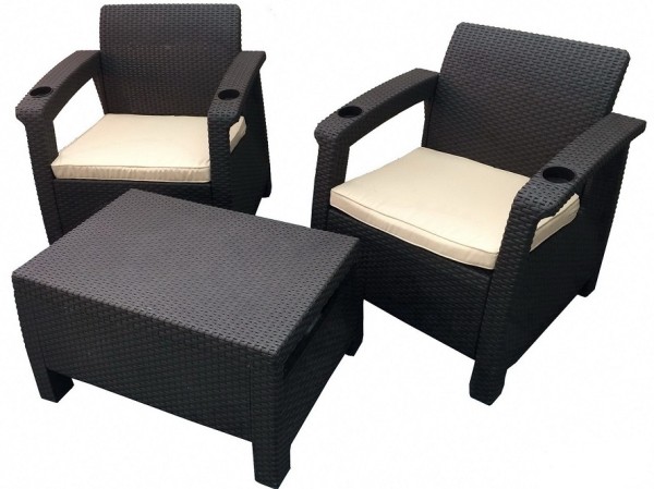 Комплект Yalta Balcony Set венге купить в Шуе Комплект Yalta Balcony Set венге купить в Шуе