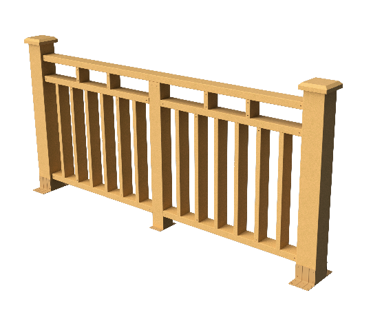 Ограждения декоративное ДПК GRINDERDECO Европа песчаник купить в Шуе Ограждения декоративное ДПК GRINDERDECO Европа песчаник купить в Шуе