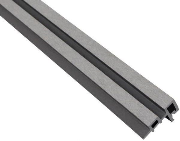 Угловой элемент для панели ДПК Outdoor шлифованный серый купить в Шуе Угловой элемент для панели ДПК Outdoor шлифованный серый купить в Шуе