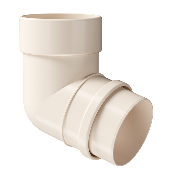 Колено 72˚ Docke Lux ПВХ Латте купить в Шуе Колено 72˚ Docke Lux ПВХ Латте купить в Шуе