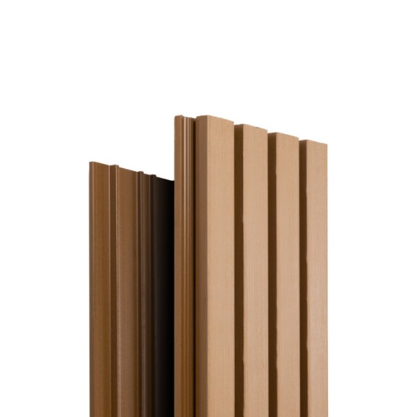 Фасадная доска Ecodecking Техно реечная 200х26х3000 Бронза купить в Шуе Фасадная доска Ecodecking Техно реечная 200х26х3000 Бронза купить в Шуе