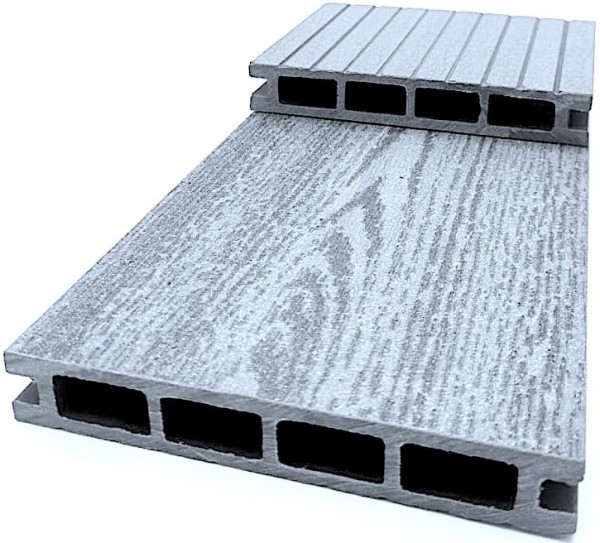 Доска Террасная NanoWood «Эко Классик» Серый купить в Шуе Доска Террасная NanoWood «Эко Классик» Серый купить в Шуе