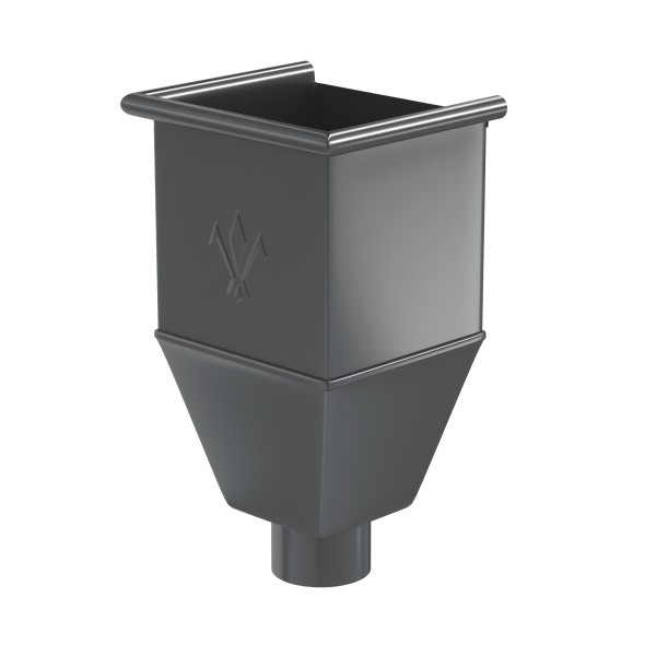 Водосток Aquasistem, система 150x100 - Воронка_водосборная удлиненая RR 23 Маренго купить в Шуе