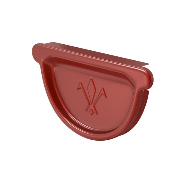 Водосток Aquasistem, система 150x100 - Заглушка универсальная с резиновым уплотнителем RR 29 Бургундский купить в Шуе