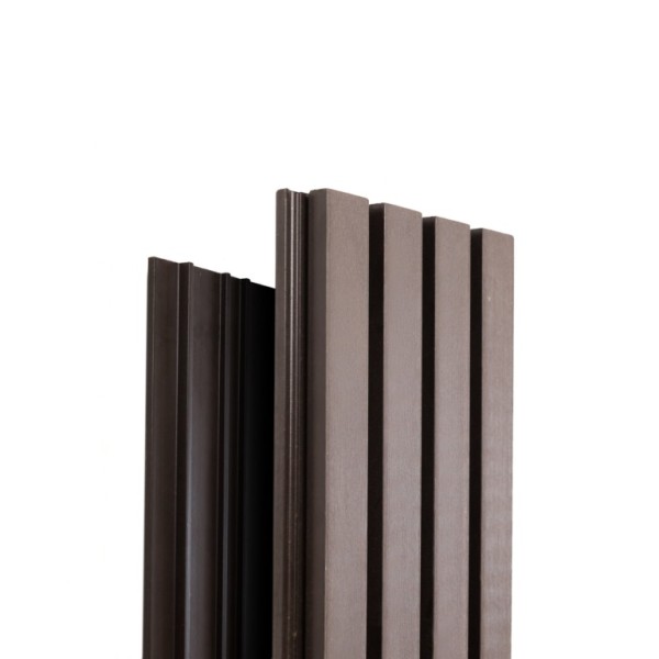 Фасадная доска Ecodecking Техно реечная 200х26х3000 Венге купить в Шуе Фасадная доска Ecodecking Техно реечная 200х26х3000 Венге купить в Шуе