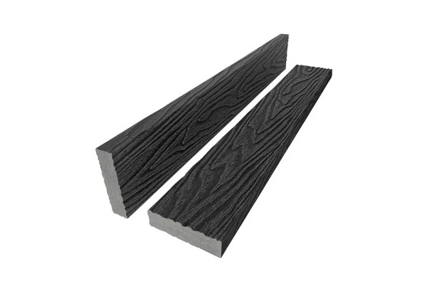 Брус лавочный 3D-тиснение 20х80 Графит купить в Шуе