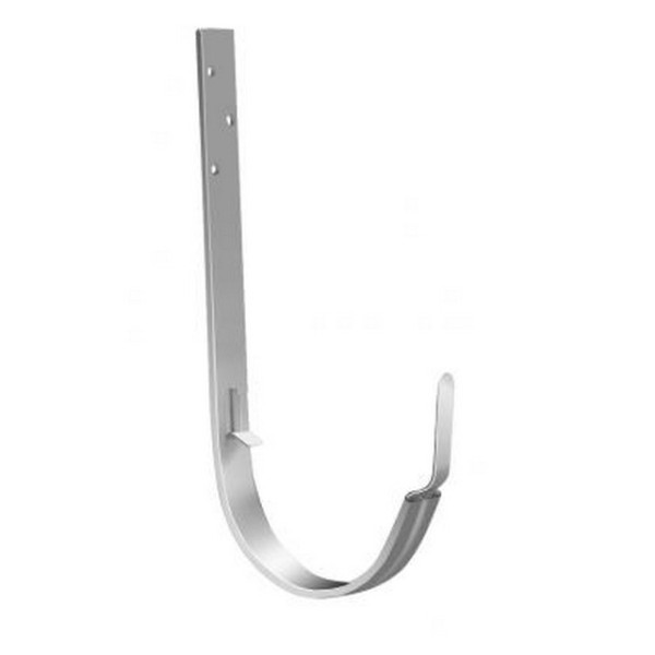 Водосток Grand Line 125x90 – Кронштейн длинный RAL 9003 купить в Шуе