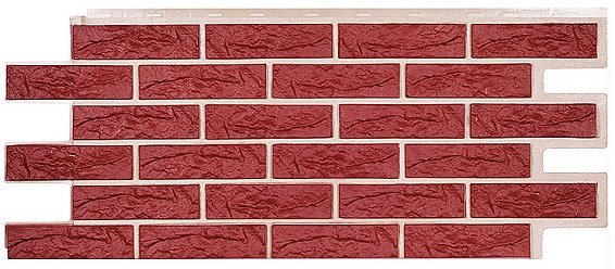 Фасадная панель Техоснастка, Лондон Брик, Бордо купить в Шуе Фасадная панель Техоснастка, Лондон Брик, Бордо купить в Шуе