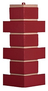 Угол T-Сайдинг - Кирпич Модерн Красный купить в Шуе