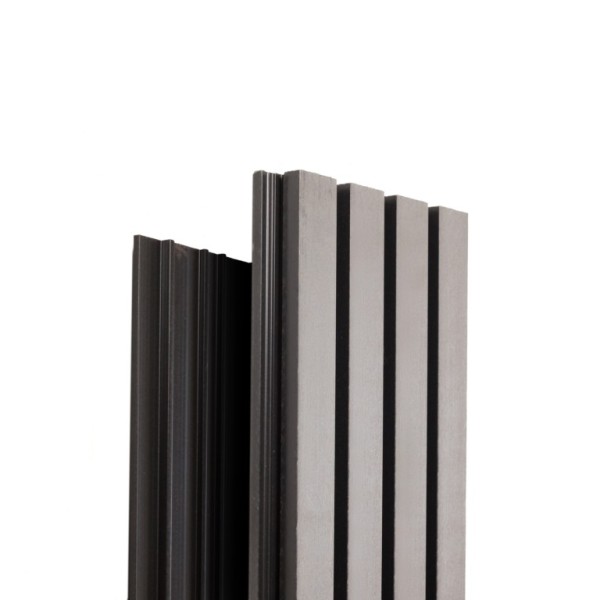 Фасадная доска Ecodecking Техно реечная 200х26х3000 Серый купить в Шуе Фасадная доска Ecodecking Техно реечная 200х26х3000 Серый купить в Шуе