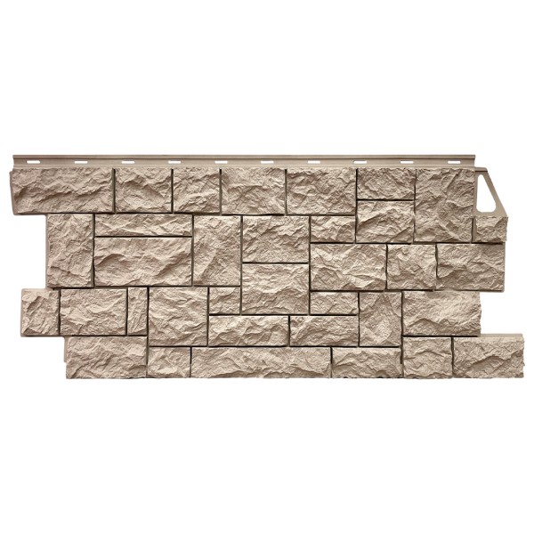 Фасадная панель FineBer, Камень Дикий, Песочный купить в Шуе Фасадная панель FineBer, Камень Дикий, Песочный купить в Шуе