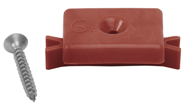 Пластиковая клипса с саморезом, Grinder шовный монтаж 5 mm красный купить в Шуе Пластиковая клипса с саморезом, Grinder шовный монтаж 5 mm красный купить в Шуе