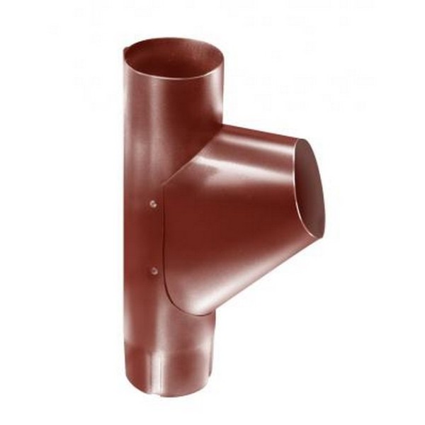 Водосток Grand Line 125x90 – Тройник RAL 8004 купить в Шуе