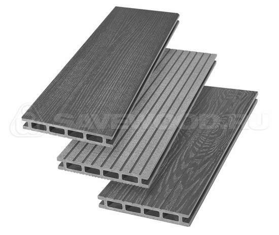 Террасная доска из ДПК SW Carpinus (R) — двухсторонняя графит купить в Шуе Террасная доска из ДПК SW Carpinus (R) — двухсторонняя графит купить в Шуе