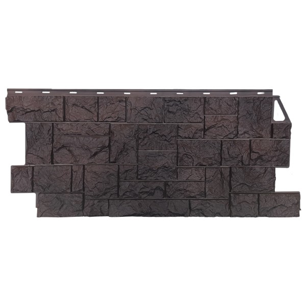 Фасадная панель FineBer, Камень Дикий, Коричневый купить в Шуе Фасадная панель FineBer, Камень Дикий, Коричневый купить в Шуе