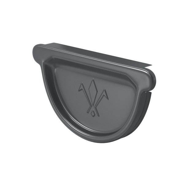 Водосток Aquasistem, система 150x100 - Заглушка универсальная с резиновым уплотнителем RR 23 Маренго купить в Шуе