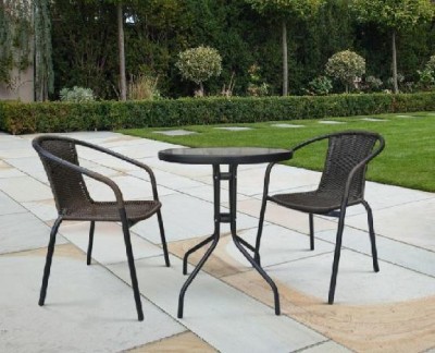 Комплект плетеной мебели AFINA из иск. ротанга Асоль-LR02 LRC-02/LRT-02-D60 Dark Brown