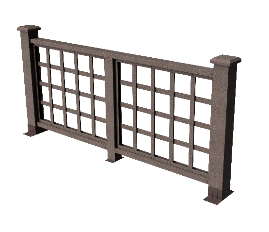 Ограждения декоративное ДПК GRINDERDECO Дувр венге купить в Шуе Ограждения декоративное ДПК GRINDERDECO Дувр венге купить в Шуе